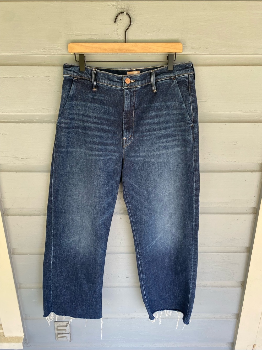 MOTHER The Dodger Prep Ankle jeans "Yee Haw" wash Sz 30